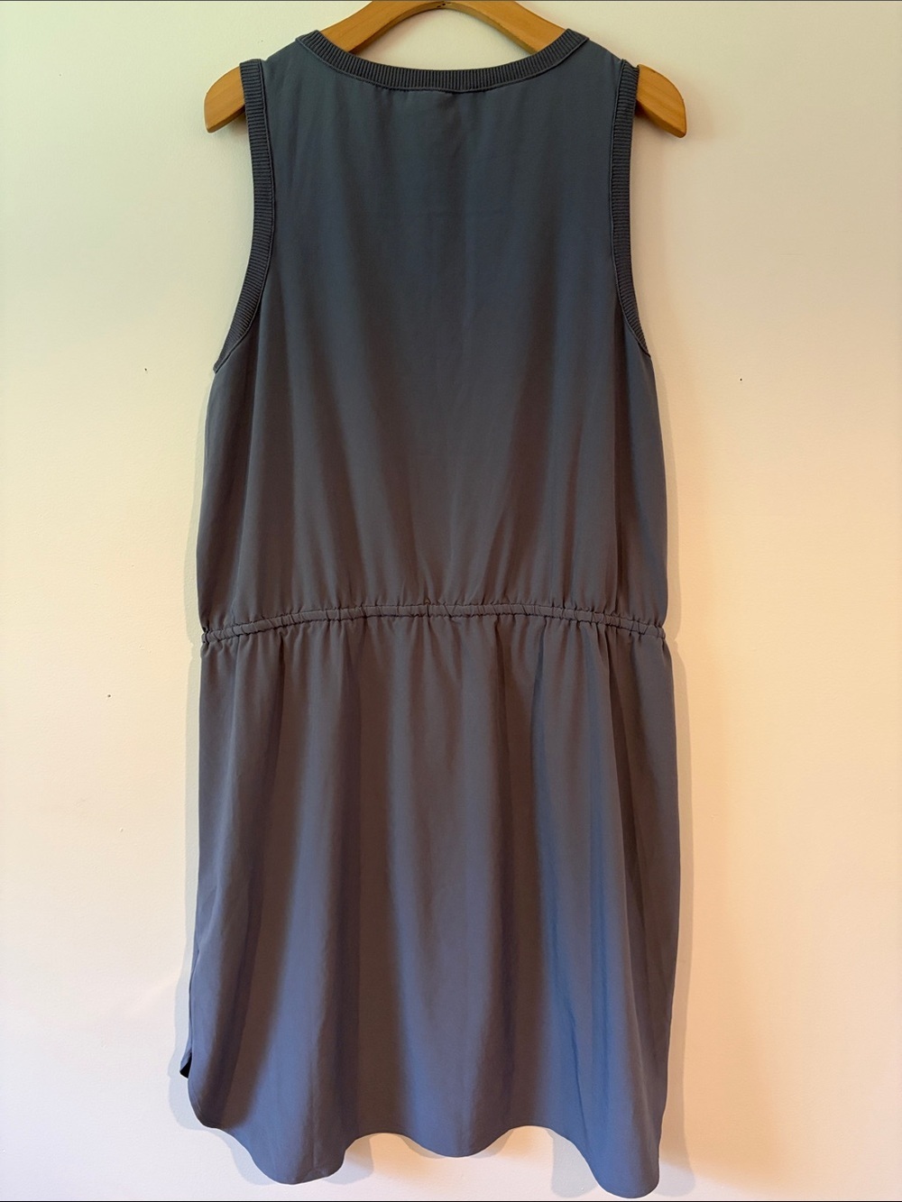 ATHLETA Grey Rincon Sleeveless Drawstring Waist Dress in Slate Gray - Size XL - Picture 9 of 13